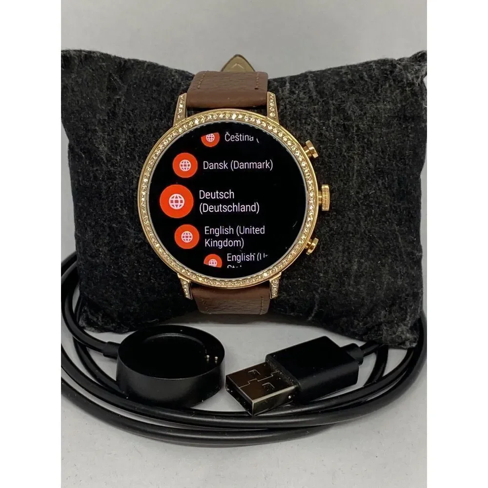 Fossil Gen 4 Authentic Digital Dial Smart Watch Custom Band FTW6015 LT300
